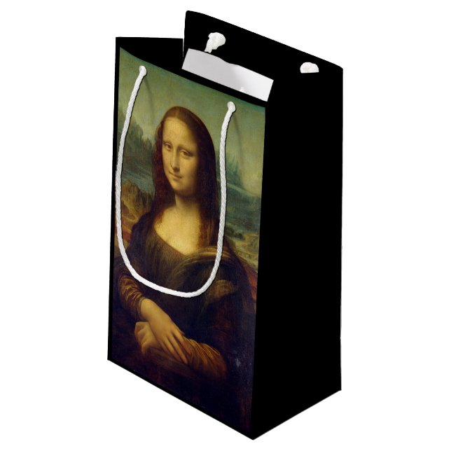 Mona Lisa Small Gift Bag (Back Angled)