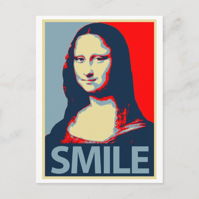 Mona Lisa Smile Postcard (Front)