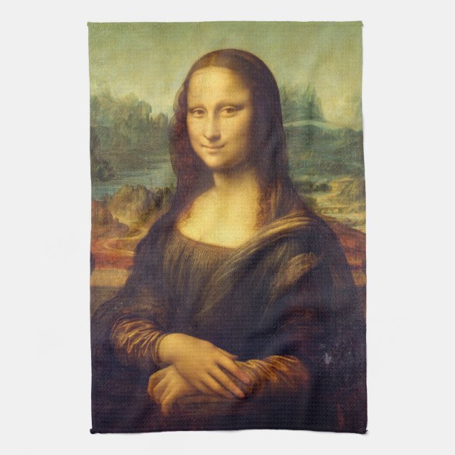 Mona Lisa Tea Towel (Vertical)