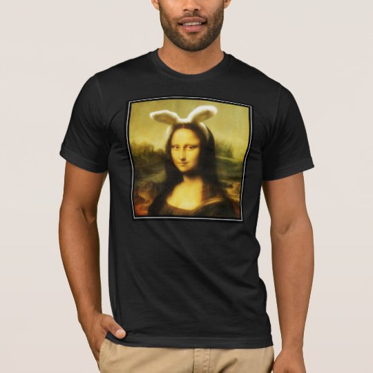 Mona Lisa The Easter Bunny T-Shirt