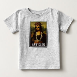 Mona Lisa Thug Life Art Life Baby T-Shirt