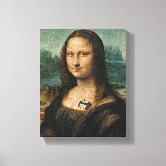 Mona Lisa, Updated Canvas Print (Front)