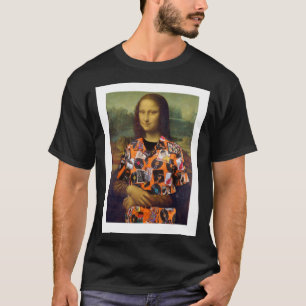 Mona Lisa w/40th Reunion Men's Black t-shirt