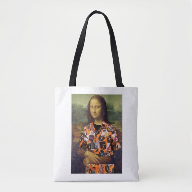 Mona Lisa w/40th Reunion t-shirt tote bag (Front)