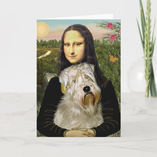 Mona Lisa - Wheaten Terrier 1 Card (Front)