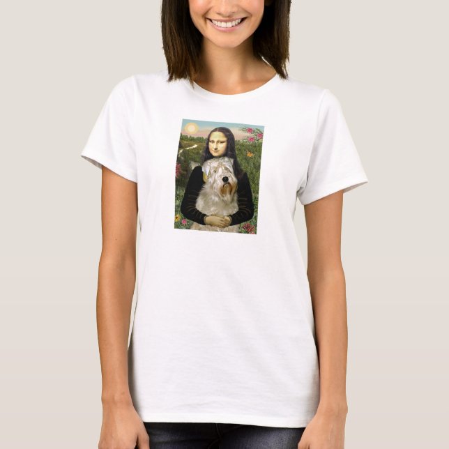 Mona Lisa - Wheaten Terrier 1 T-Shirt (Front)