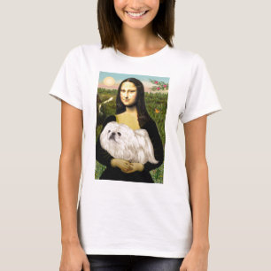 Mona Lisa - White Pekingese (#4) T-Shirt