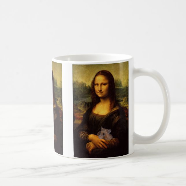 Mona Lisa With Hamster Coffee Mug (Right)