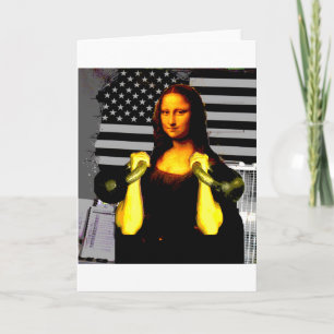 Mona Lisa with KettleBells Card