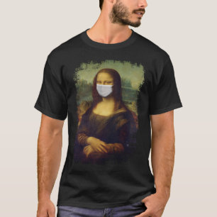 Mona Lisa With Mask T-Shirt