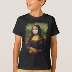 Mona Lisa With Mask T-Shirt