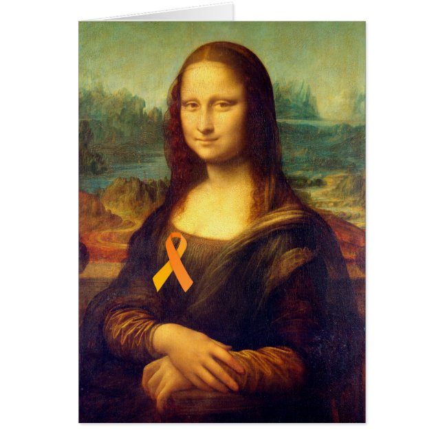 Mona Lisa With Orange Ribbon (Front)