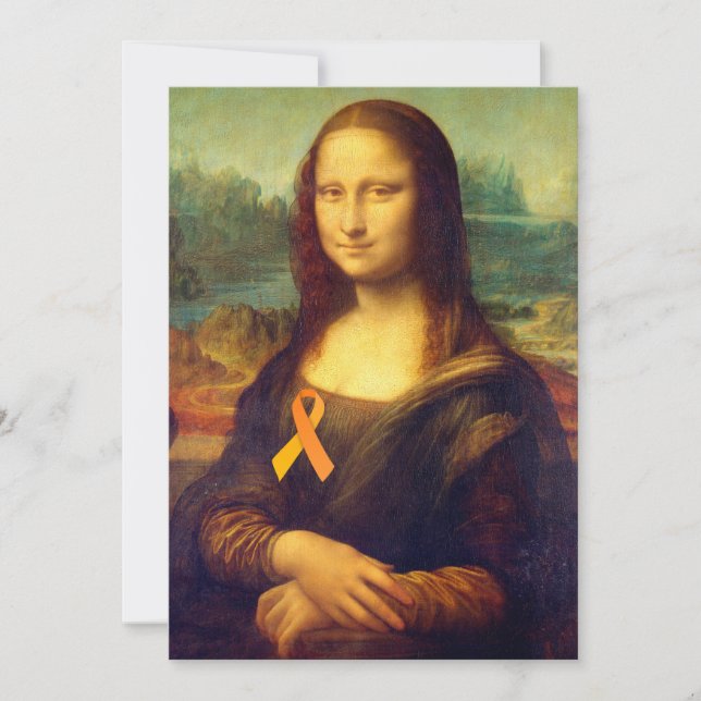 Mona Lisa With Orange Ribbon (Front)