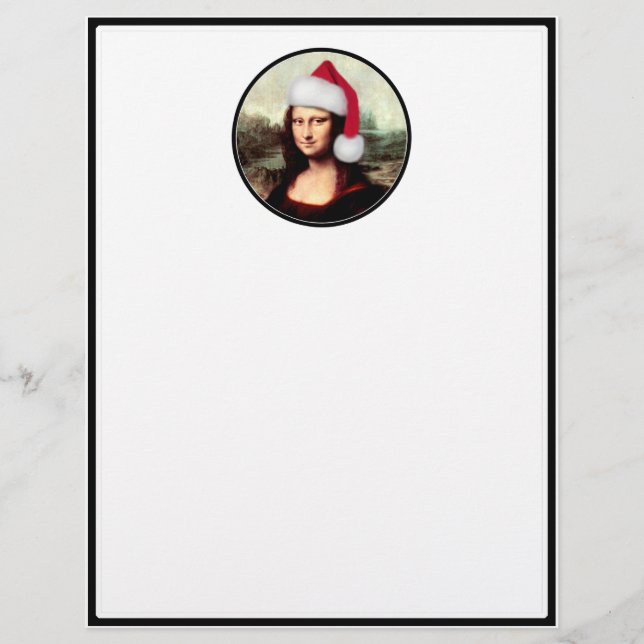 Mona Lisa's Christmas Santa Hat (Front)