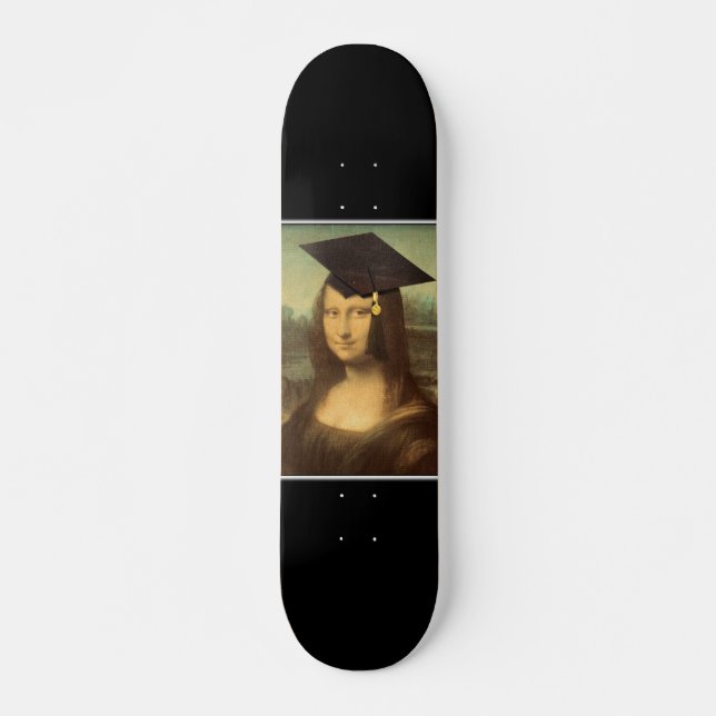 Mona Lisa's Graduation Day Skateboard (Front)