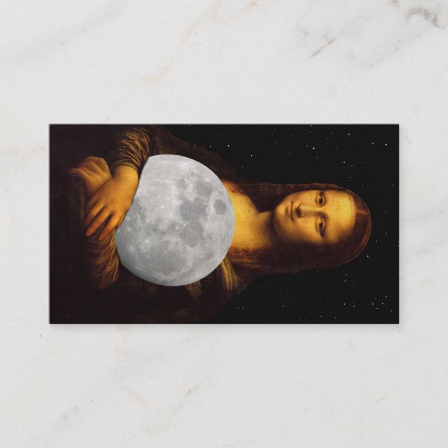 Mona 'Moona' Lisa Business Card (Front)