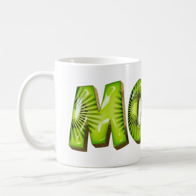 Mona Name Kiwi Style Tasse Coffee Mug (Left)