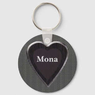 Mona Stole My Heart Keychain
