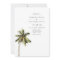 MONA Tropical Palm Tree Beach Wedding Photo