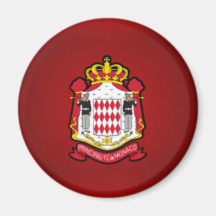 Monacan coat of arms magnet