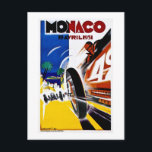 Monaco 1931 Grand Prix Vintage Race Poster Postcard<br><div class="desc">Monaco 1931 Grand Prix - Vintage Race Poster.  Bolder,  brighter,  more vibrant!</div>