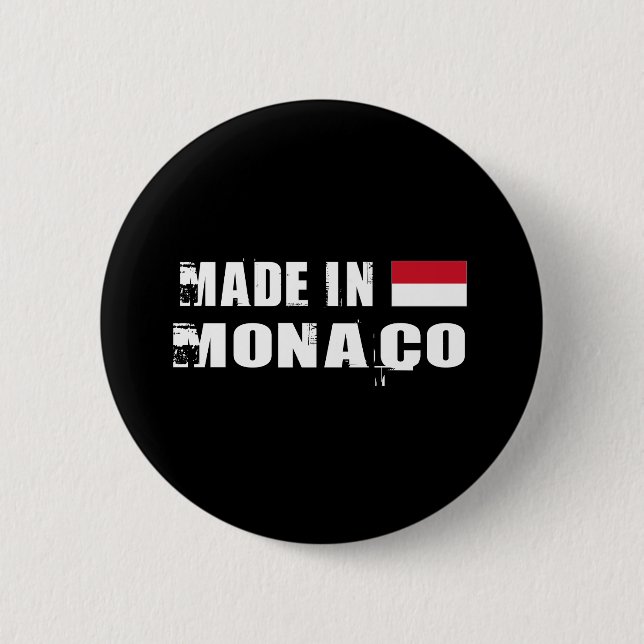 MONACO 6 CM ROUND BADGE (Front)