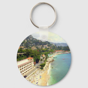 Monaco Beach Key Ring