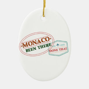 Monaco Been There Done That Ceramic Tree Decoration