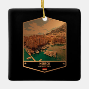 Monaco Ceramic Ornament
