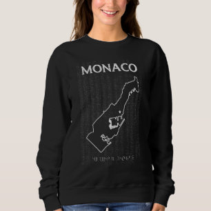 Monaco City Monaco Country Capital City Flag Patri Sweatshirt