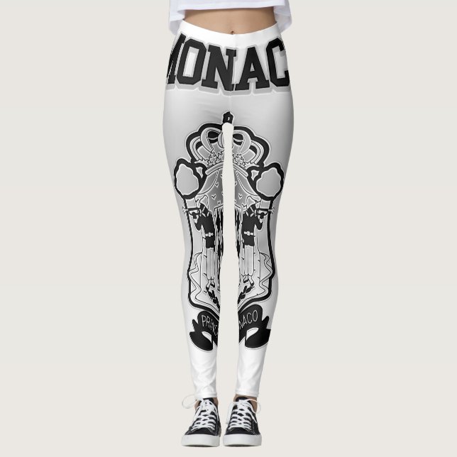 Monaco Coat of Arms Leggings (Front)