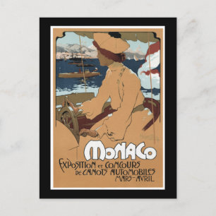 Monaco/Concours de Canots, 1900 Postcard