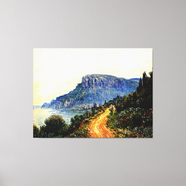 Monaco Corniche Canvas Print (Front)
