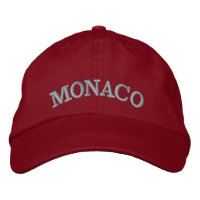 Monaco Emeiodered Custom Baseball Hat