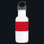 Monaco Flag 532 Ml Water Bottle<br><div class="desc">Patriotic flag of Monaco.</div>