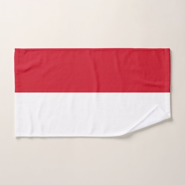 Monaco Flag Bath Towel Set (Hand Towel)
