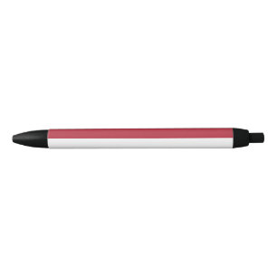 Monaco flag black ink pen