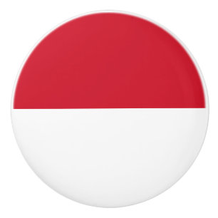 Monaco Flag Ceramic Knob
