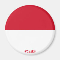 Monaco Flag Charming Patriotic