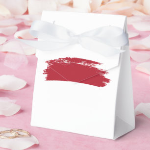 Monaco flag favour box