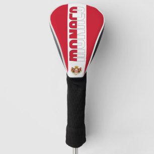 Monaco Flag Gorgeous Patriotic Golf Head Cover