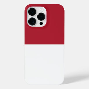Monaco flag iPhone 14 pro max case