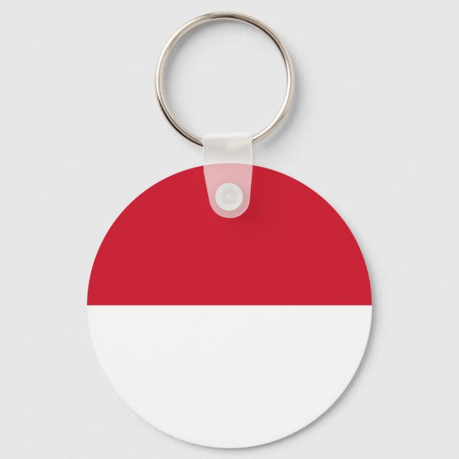 Monaco Flag Key Ring (Front)