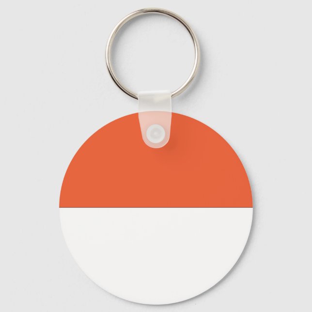Monaco Flag Key Ring (Front)