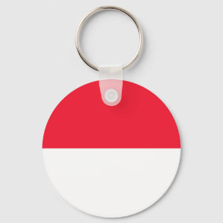Monaco Flag Key Ring