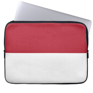 Monaco flag laptop sleeve
