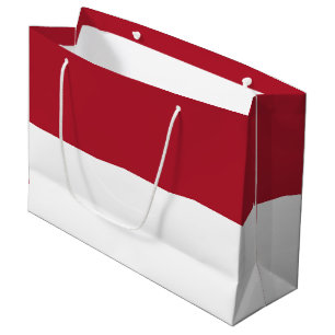 Monaco flag large gift bag