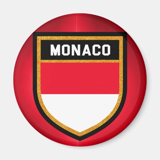 Monaco Flag Magnet (Front)