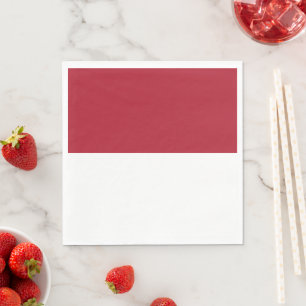 Monaco flag napkin