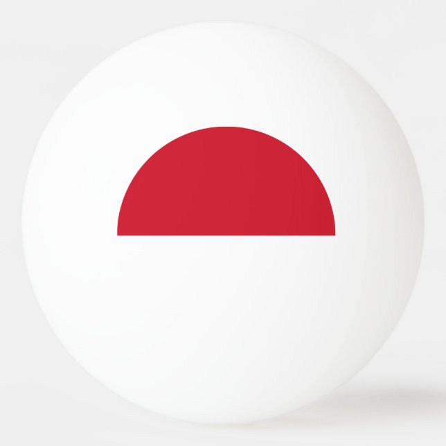 Monaco Flag Ping Pong Ball (Front)
